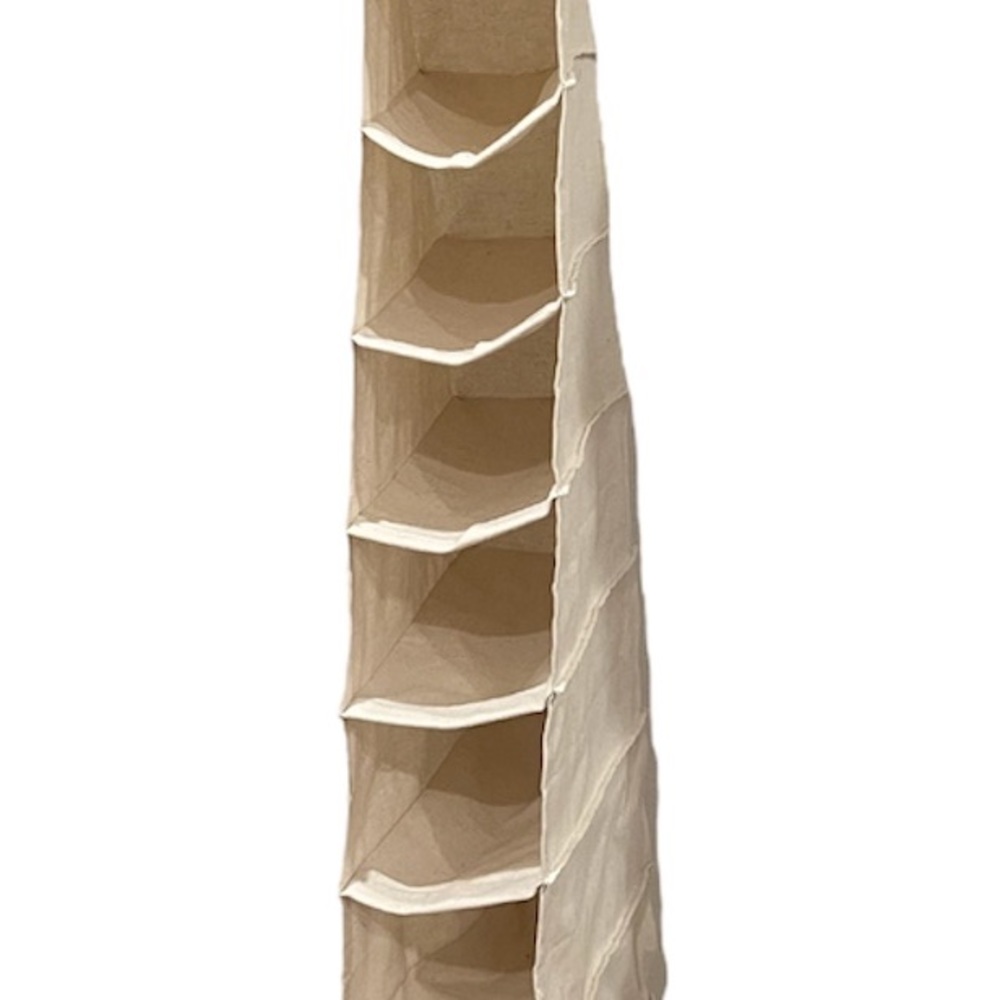 Canvas Hanging Shoe Organizer For Closet